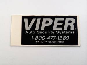 ● VIPER ● ステッカー ● 内張り・外張り兼用 (検) 当時物 バイパー ローライダー ローコン トラッキン Auto Security Systems USDM JDM