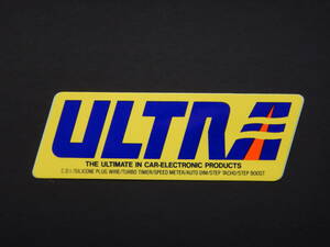 ● ULTRA ● 永井電子 ウルトラ ● ステッカー (検) 旧車 当時物 街道レーサー L28 A12 A14 A15 ハコスカ ケンメリ ジャパン サニトラ JDM