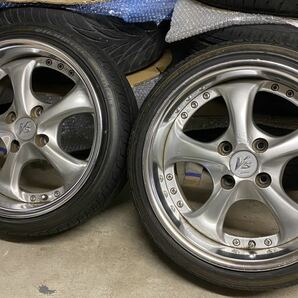 WORK VS-KF 7J +20 深リム 2本 ハンコック 165/45R15の画像1