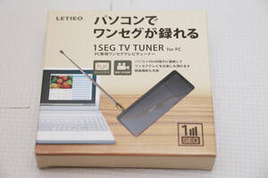 LETIEO PC専用 ワンセグテレビチューナー LT-DT306BK USB 1SEG TV TUNER for PC