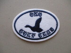 小野ゴルフ倶楽部ONO GOLF CLUBワッペン/エンブレム兵庫県GCゴルフ鴨カモPATCHカントリークラブCCビンテージvintageパッチGOLF V196