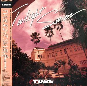 A00572612/LP/TUBE(チューブ・前田亘輝)「Twilight Swim (1985年・28AH-2266・長戸大幸プロデュース・ディスコ・DISCO・シンセポップ)」