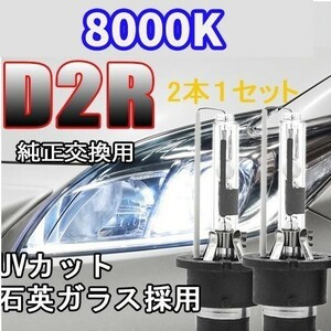 ①HID 交換 バルブ 12V/24V 35W D2R 8000Kリフレクタータイプ メタルマウント 仕様/安心保証付