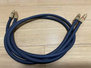 audio-technica OFC very thick audio cable 75Ω 1 meter 2 ps 