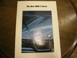 BMW　3シリーズ　簡易カタログ　1991年　3代目 E36