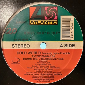 Steve "Silk" Hurley - Cold World / Frankie Knucklesのオリジナル同様、こちらもクラシック！の画像1