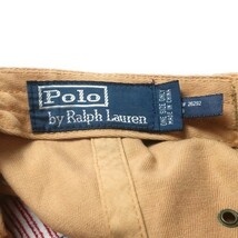 超希少! 90s Ralph Lauren ラルフローレン ヴィンテージ POLO USA 星条旗 ロゴ刺繍 キャップ 帽子 ベージュ メンズ 古着 激レア 希少_画像7