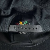 激レア! 90s 1998年 日本製 長野五輪 長野オリンピック ヴィンテージ ロゴ刺繍 スナップバック キャップ 帽子 ブラック 黒 メンズ 希少_画像5