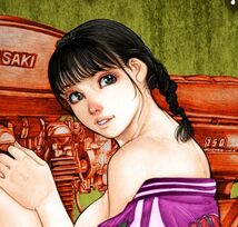 バイク漫画連載記念　鐵馬と美女　「オールドエキゾーストの君」カワサキZ2　A4フォトマット紙(アンティークカラー仕上げ）複製版画　1/50_画像2