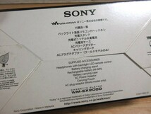 2K3-2「新品同様 SONY WALKMAN WM-EX2000」美品 ウォークマン ソニー カセットプレーヤー 箱入り 現状品 動作未確認 _画像3