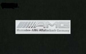 NEW デザイン　AMG アルミ　エンブレム　シルバー　ダッシュボード　A45 CLA45 C63 E63 S63