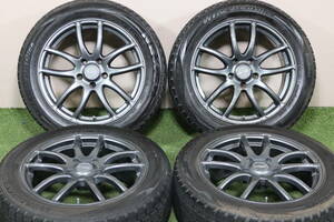 ＜バリ溝スタッドレス＞DCENTI(ディセンティ) STW10 17in 7J+38 PCD114.3 215/55R17 エスティマ カムリ オデッセイ ジューク アテンザ