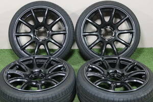 ＜美品＞RAYS レイズ グラムライツ 57TRANS-X 20in 9J +20 accaiera 225/40R20 トヨタ ハイエース レジアスエース キャラバン