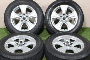 ＜即納美品＞ TOYOTA トヨタ 80系 ハリアー 純正 17in 7J +35 PCD114.3 ５穴 ブリヂストン アレンザ ALENZA 001 225/65R17 102H RAV4