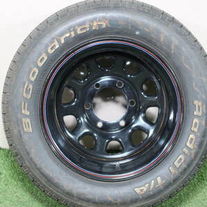 ＜未使用タイヤ＞Daytona(デイトナ)スチール 15in 10J 139.7 6穴 BFグットリッチ P275/50R15 ハイエース レジアスエース インテリアなどに の画像1