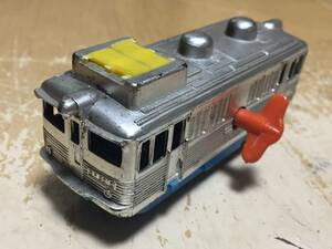 † 希少 KY ゼンマイシルバー チンチン電車 EF3012 1970年代 鉄道模型 おもちゃ ショーティ ブリキ ビンテージ 昭和レトロ 当時物