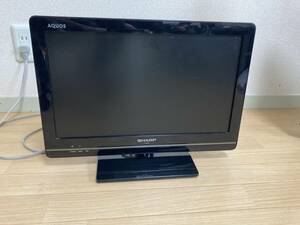 SHARP シャープ AQUOS 19型 液晶テレビ LC-19K5-B 2011年製 直接引き取り歓迎