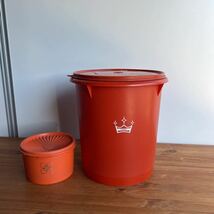 タッパーウェア Tupperware レトロ 容器 キッチン雑貨 2点セット　手渡し歓迎_画像1