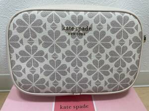 【4181】katespade ケイトスペード ショルダーバッグ 花柄 ポシェット レディース アイボリー 箱付き 袋付き