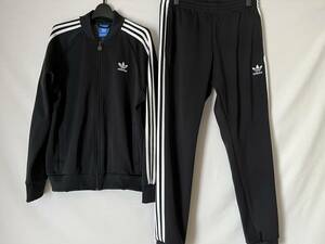 黒 XOサイズ アディダス オリジナル ジャージ セットアップ 上下セット adidas original XXL