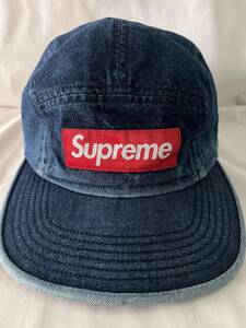 Supreme 18ss Denim Camp Cap シュプリーム デニム キャンプキャップ インディゴ