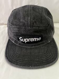 Supreme Washed Canvas Camp Cap 19aw 黒 ブラック シュプリーム キャップ ウォッシュド キャンバス キャンプキャップ