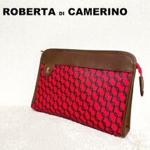 美品ROBERTA DI CAMERINO ロベルタディカメリーノハンドバッグ_画像1