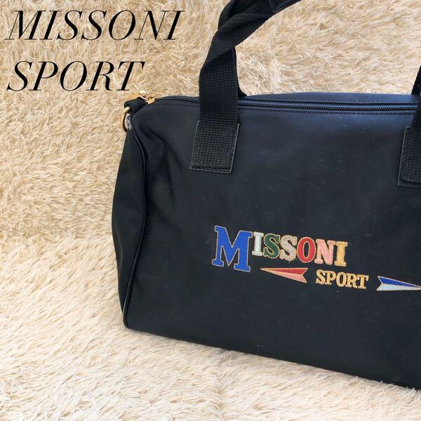 レアMISSONI SPORT ミッソーニ ショルダーバッグ/ハンドバッグ 黒