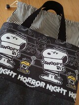 ★snoopy * 巾着トート *保冷 ランチバッグ*スヌーピー * Msize ハンドメイド♪_画像7