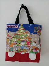 ★snoopy*トートバッグ*クリスマス* ランチバッグ*スヌーピー*ハンドメイド♪_画像4