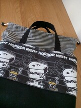 ★snoopy*大きめ*巾着バッグ*保温 保冷 トート*ランチバッグ*スヌーピー *お弁当袋 * ハンドメイド♪_画像7