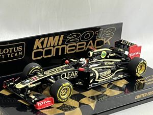 ミニチャンプス 1/43 ロータス F1 チーム ショーカー2012 キミ・ライコネン