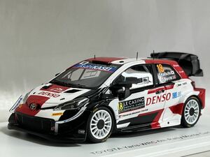  Spark 1/43 Toyota Yaris WRC 2021 Rally * Monte Carlo . рисовое поле . изначальный 