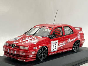 ケースヒビ ミニチャンプス 1/43 アルファロメオ 155 TS 1994 BTCC チャンピオン ガブリエル・タルキーニ