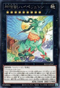 遊戯王カード 神樹獣ハイペリュトン レア BLAZING VORTEX BLVO しんじゅう エクシーズ・効果モンスター 地属性 植物族 レア