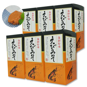 【在庫一掃セール】６本セット　海鮮珍味 えびみそ 60g（瓶）　エビ味噌　えび味噌　海老味噌　賞味期限：2024年6月18日