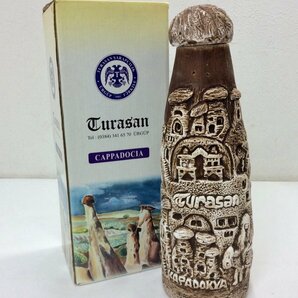 【未開栓/古酒】Turasan Cappadocia トゥラサン カッパドキア 奇岩ボトル トルコワイン 375ml K1109の画像1