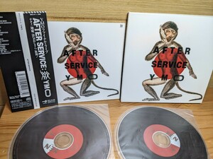 美品 2枚組 YMO イエロー・マジック・オーケストラ AFTER SERVICE 初回限定 紙ジャケ LP復刻帯 ピクチャーCD 日本盤 帯付き MHCL-213-4