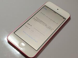 訳あり ジャンク出品 アップル Apple iPod touch アイポッド タッチ 第６世代 A1574 MKWK2J/A 128G ピンク
