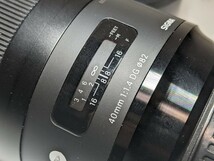 SIGMA シグマ 40mm F1.4 DG HSM Art オートフォーカス 一眼レフ用単焦点レンズ カメラ レンズ_画像2