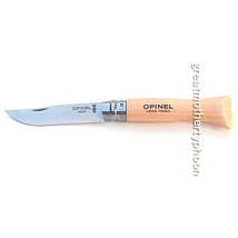 送料コミ追跡アリ◆新品◆オピネル フォールディング ナイフ 06 ステンレススチール★Opinel Knife Stainless 6 41436_画像1