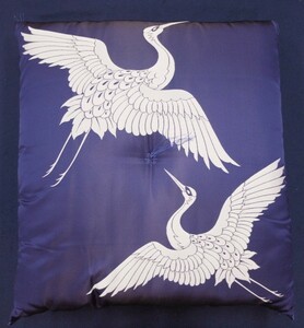  celebration festival . zabuton crane pattern purple ( old .*..* umbrella .)( letter pack post service un- possible )