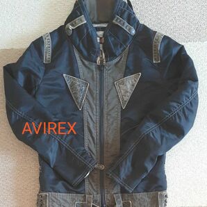 AVIREX　革ジャン　ライダースジャケット　レディースM