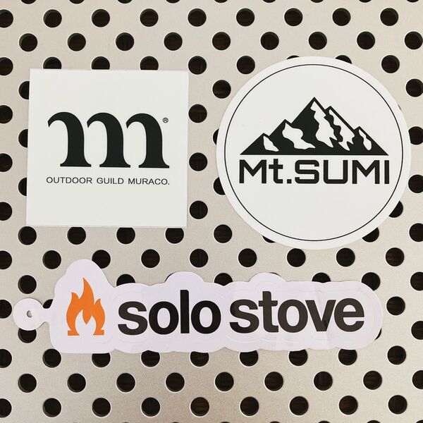 【正規品】★ outdoor sticker camp アウトドア ステッカー MURACO Mt.SUMI solo stove