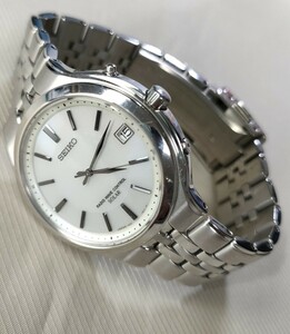 比較的状態良好 稼働品 SEIKO ドルチェ 定価136,500円 電波ソーラー腕時計 SADZ037 メンズ腕時計