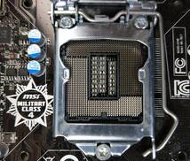 【中古パーツ】BIOS確認のみ、MSI H81M-S03 マザーボード ＩＯパネル LGA1150 ■MB4076_画像3