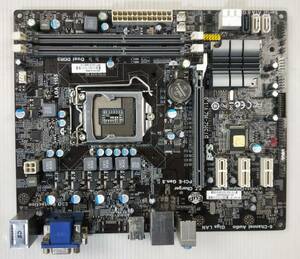 【中古パーツ】BIOS確認のみ、B75H2-M2 V:1.0 マザーボード ＩＯパネル LGA1155 ■MB4145