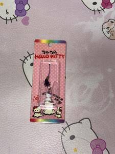 Hello Kitty てるてる坊主貴石根付・・・アメジスト