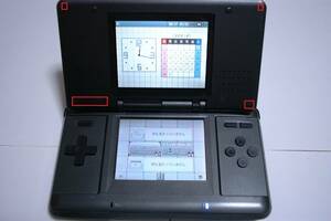 GBA対応『 青色LED キャプチャ付き 偽トロ NintendoDS グラファイトブラック 』