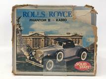 ROLLS ROYCE ロールスロイス SOLID STATE PHANTOMⅡ ファントム TRANSISTOR RADIO ラジオ クラシックカー 箱付 ジャンク_画像3